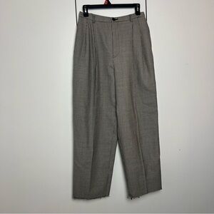 Women’s Dress Trouser Black and White Checkered Size 6 Cropped